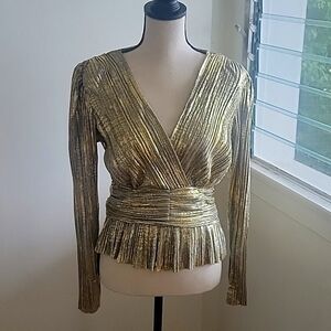 Steve Madden Gold Azura Top